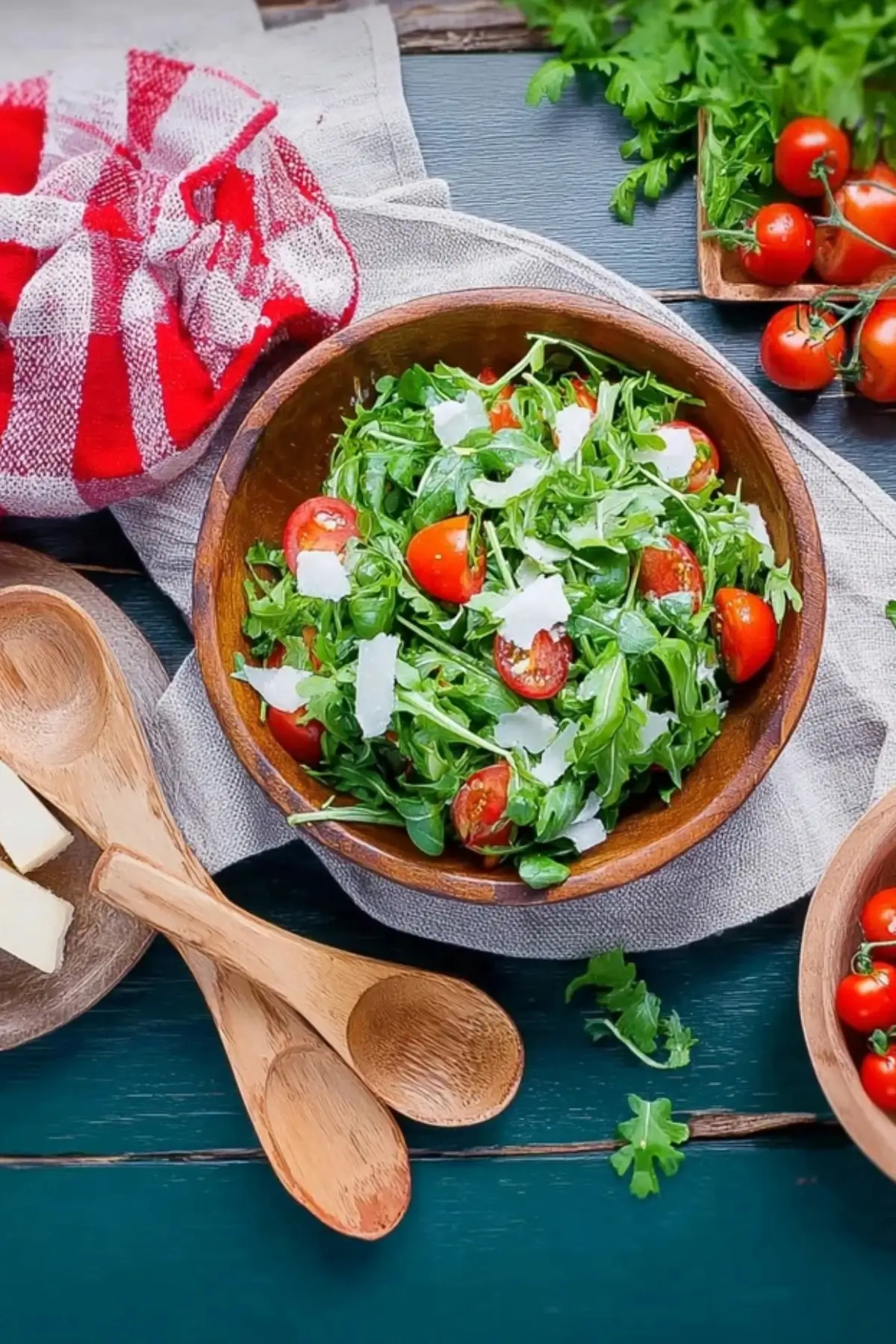 Rucola Salat mit Tomaten