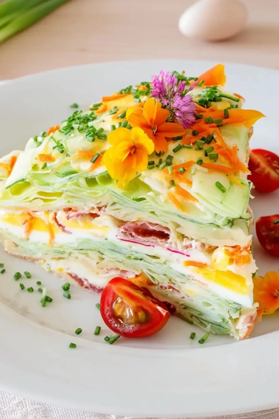 Salattorte zum Osterbrunch