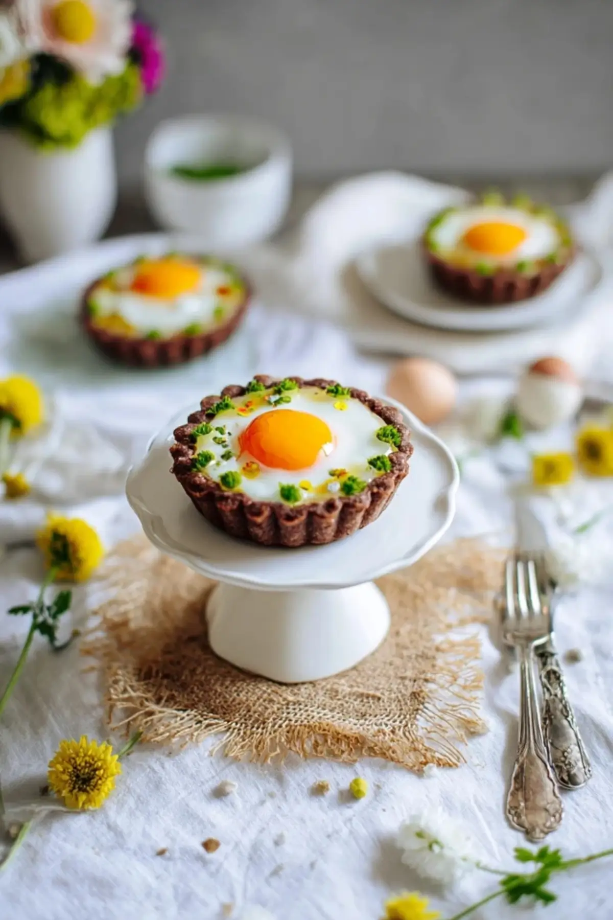 Süße Spiegeleier Tartelettes