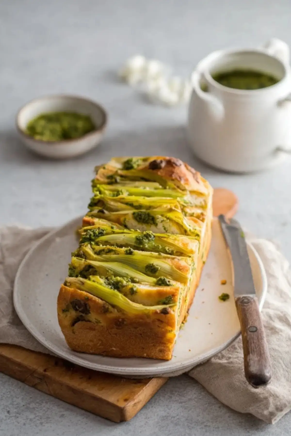 Zupfbrot mit Bärlauch