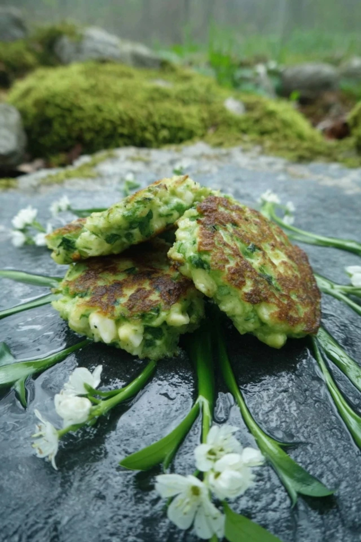Bärlauch Topfen Taler