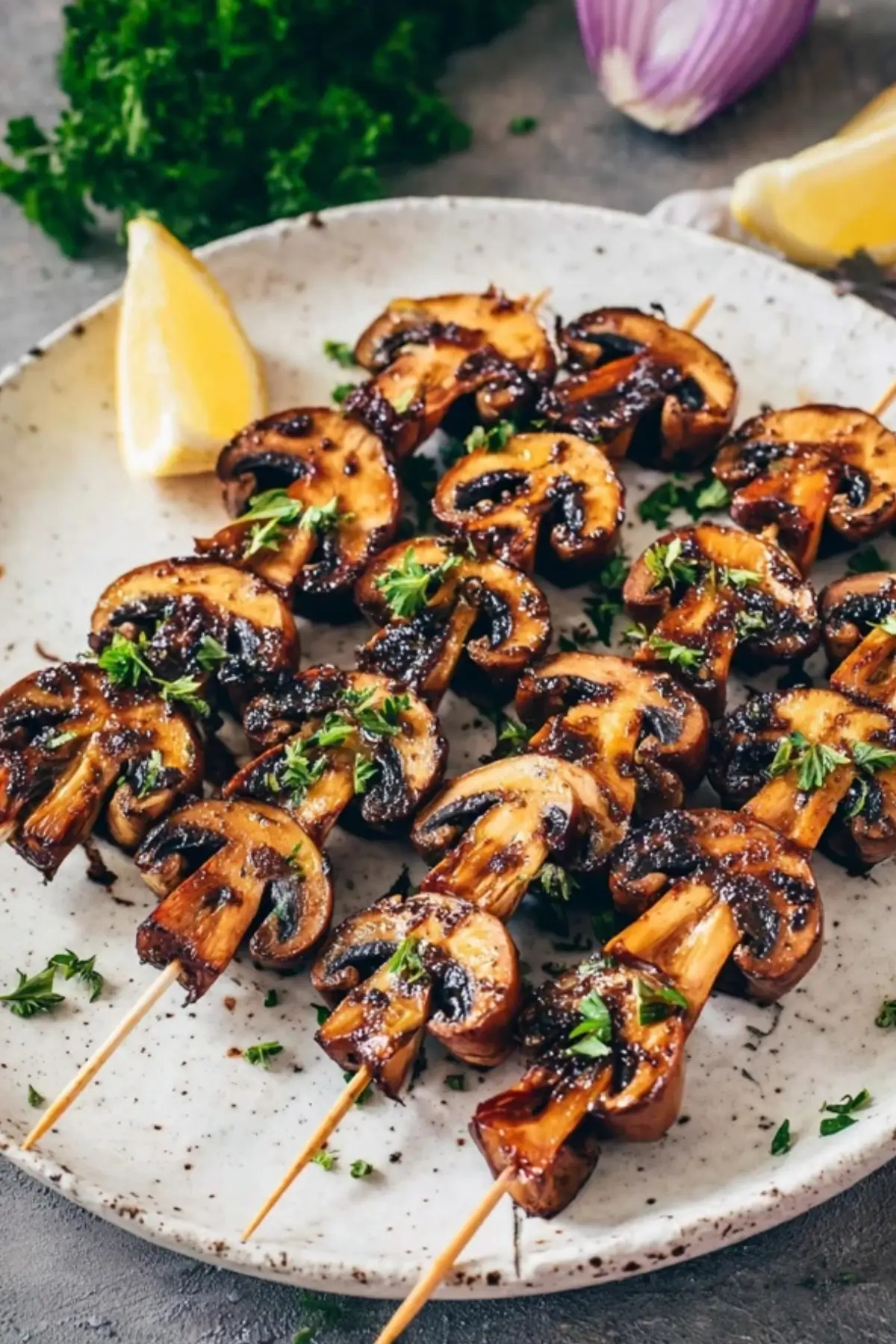 Champignon Spieße