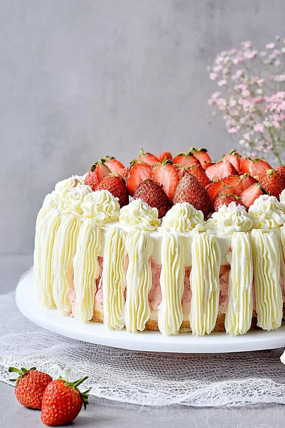 Erdbeer-Sahne-Torte