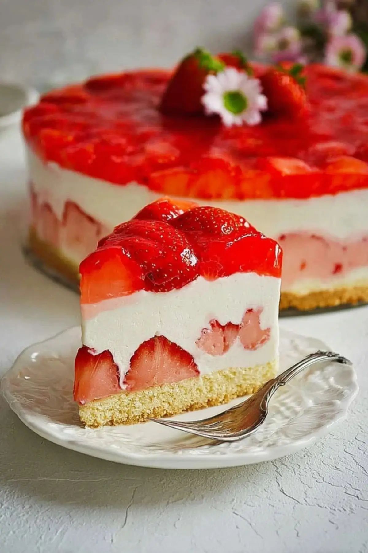 Erdbeertorte gemacht
