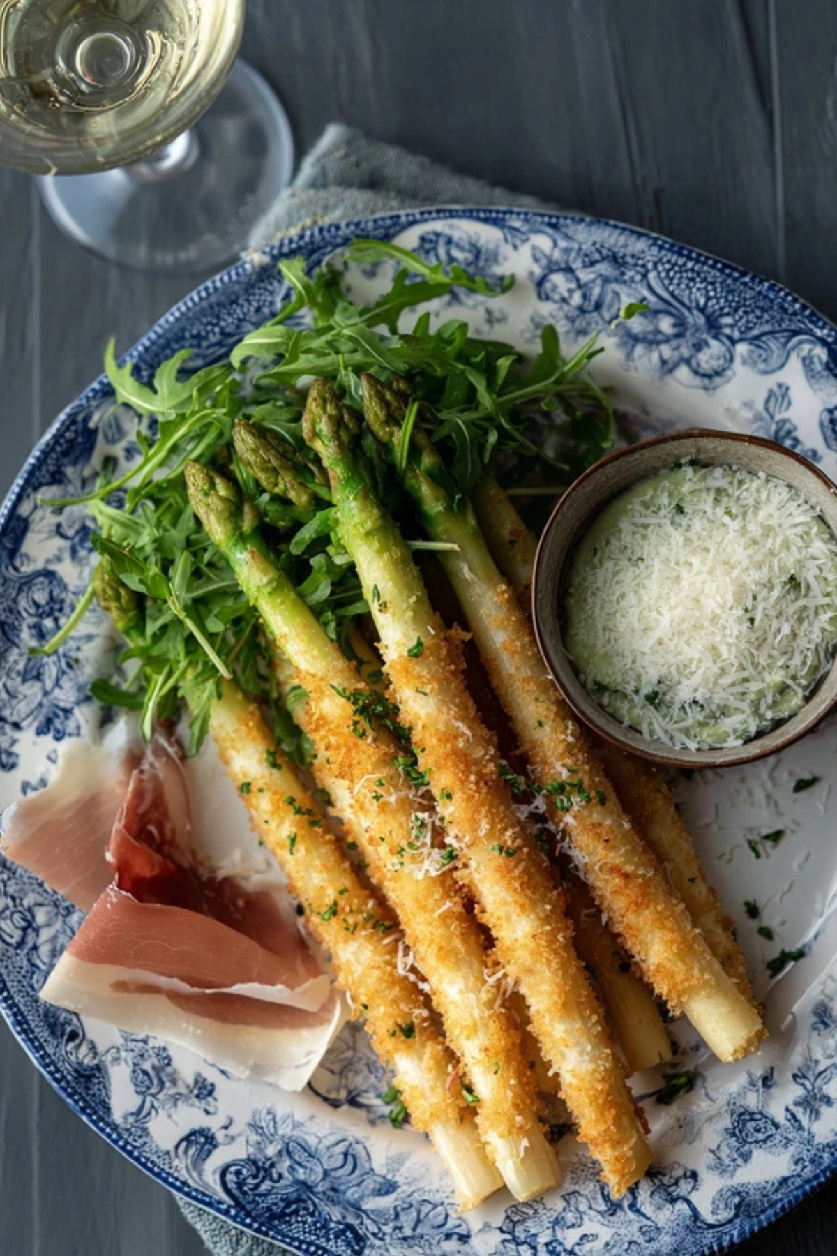 Knuspriger Parmesan Spargel