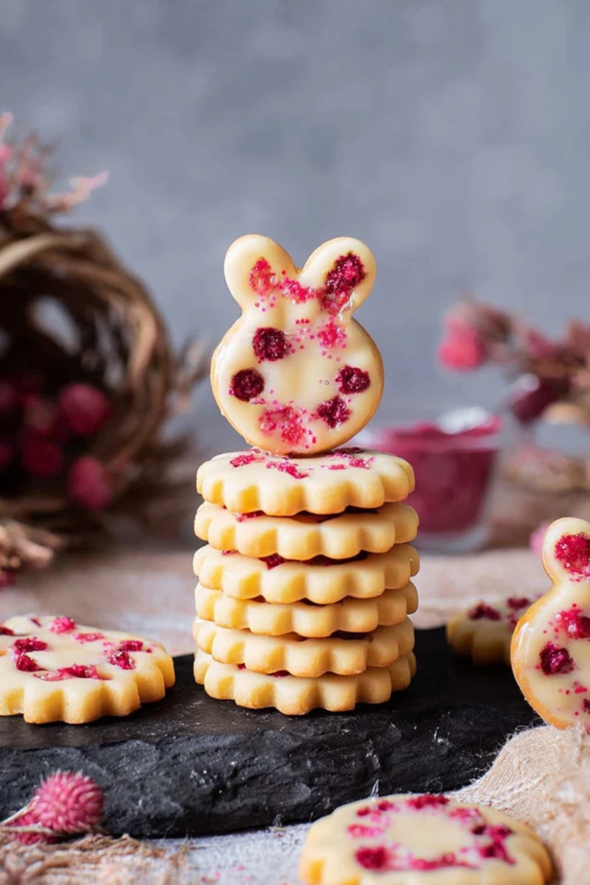 Osterkekse mit Mürbeteig