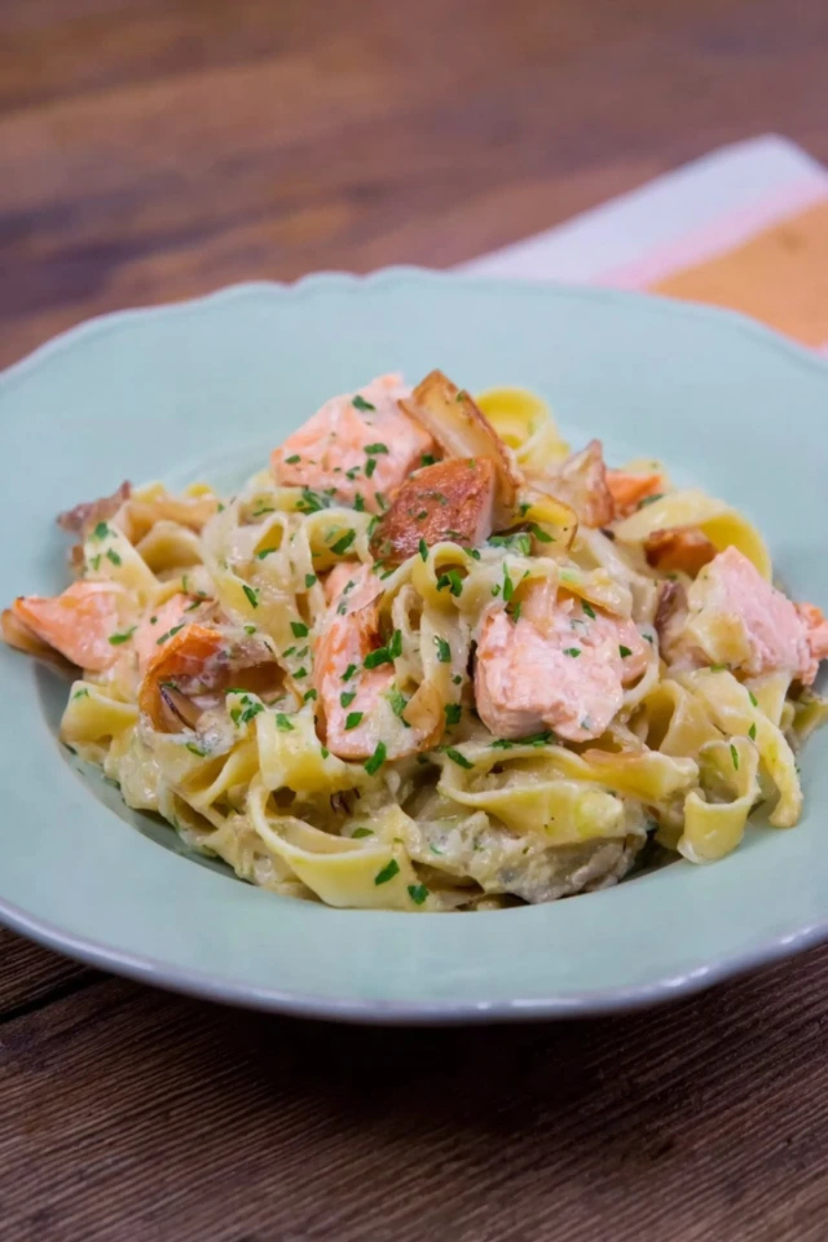 Pasta mit Lachs