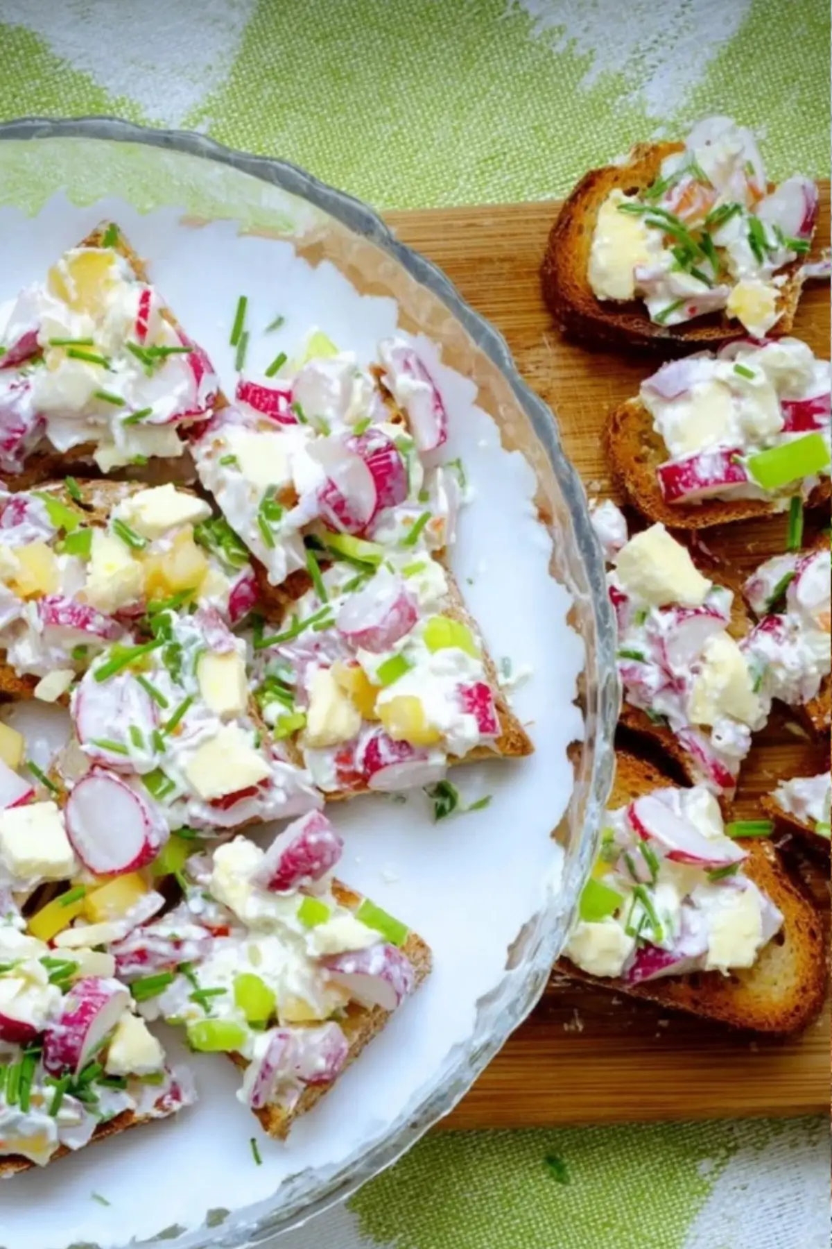 Radieschen Käse Salat