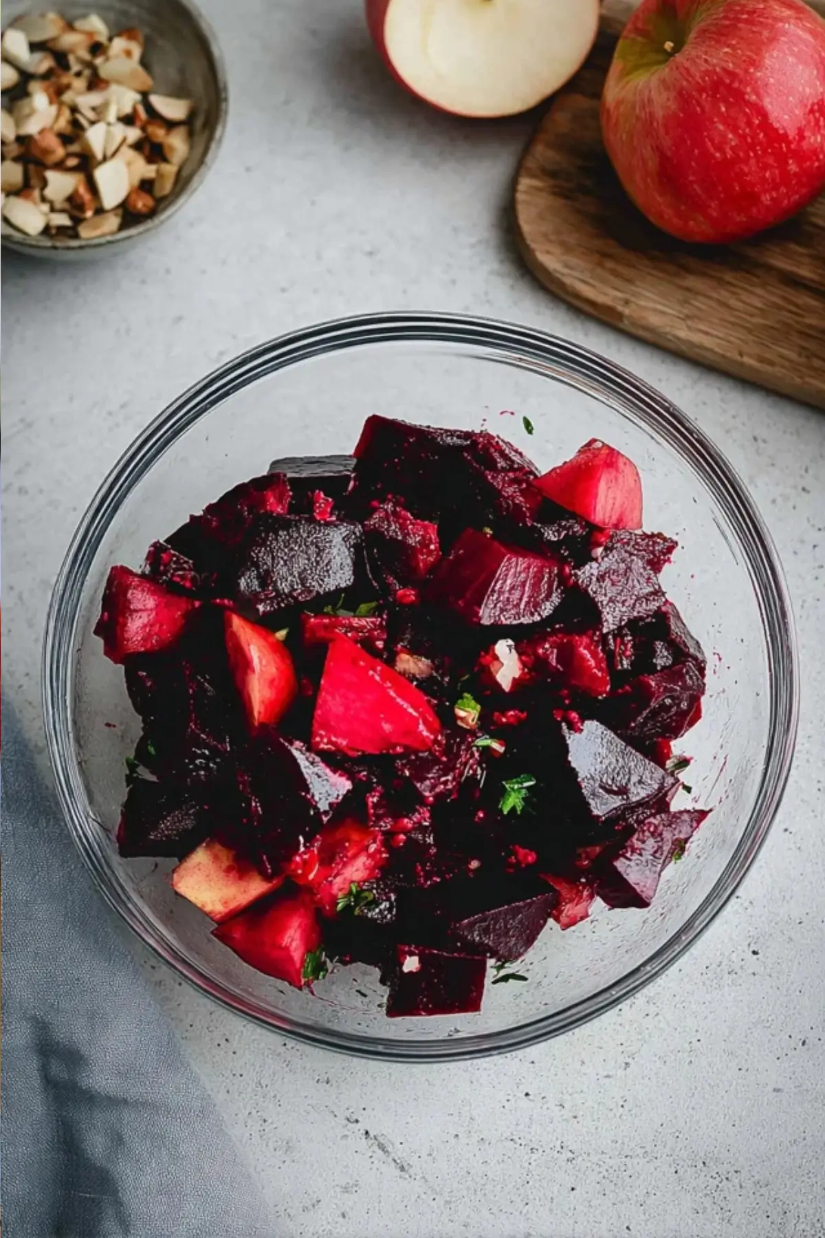 Rote Bete Salat mit Apfel
