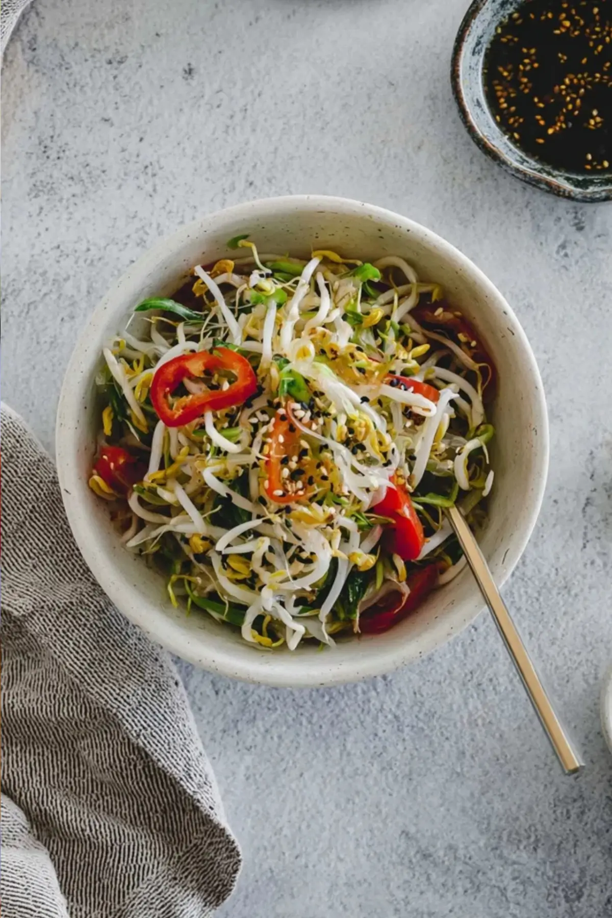 Sojasprossensalat