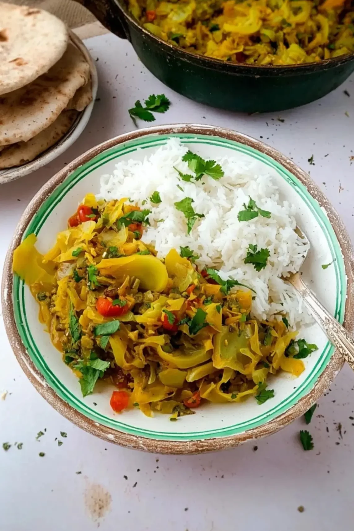 Weißkohl Curry