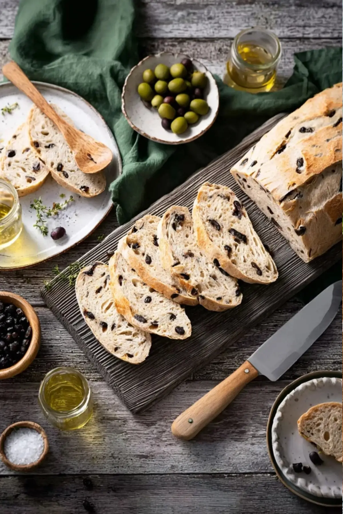 Würziges Olivenbrot