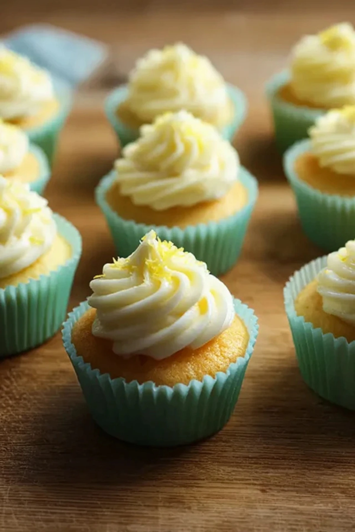 Zitronige Mini Cupcakes
