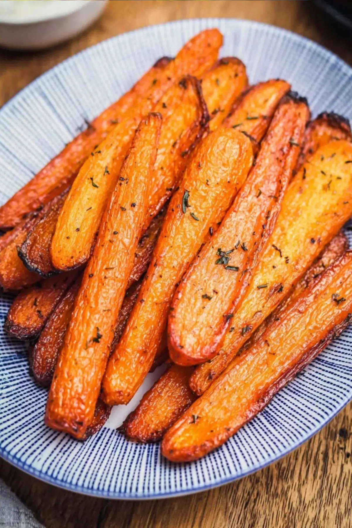 geröstete Karotten aus dem Airfryer