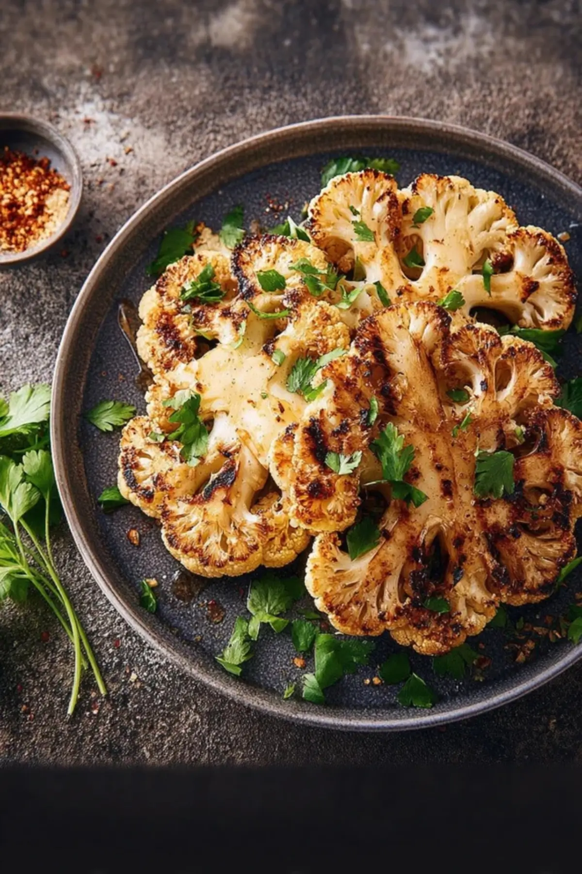 Blumenkohlsteaks für den Grill