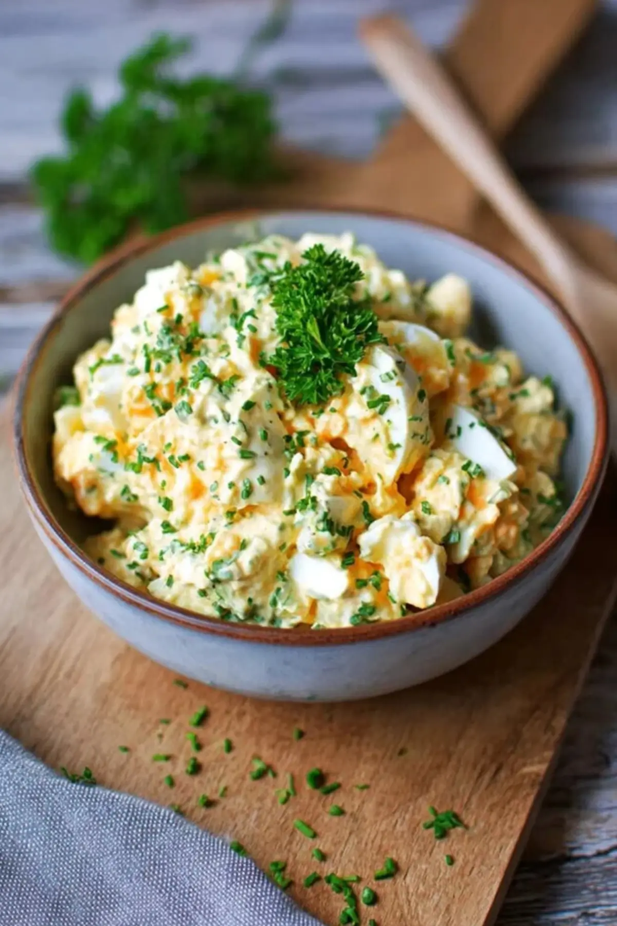 Eiersalat ohne Mayo