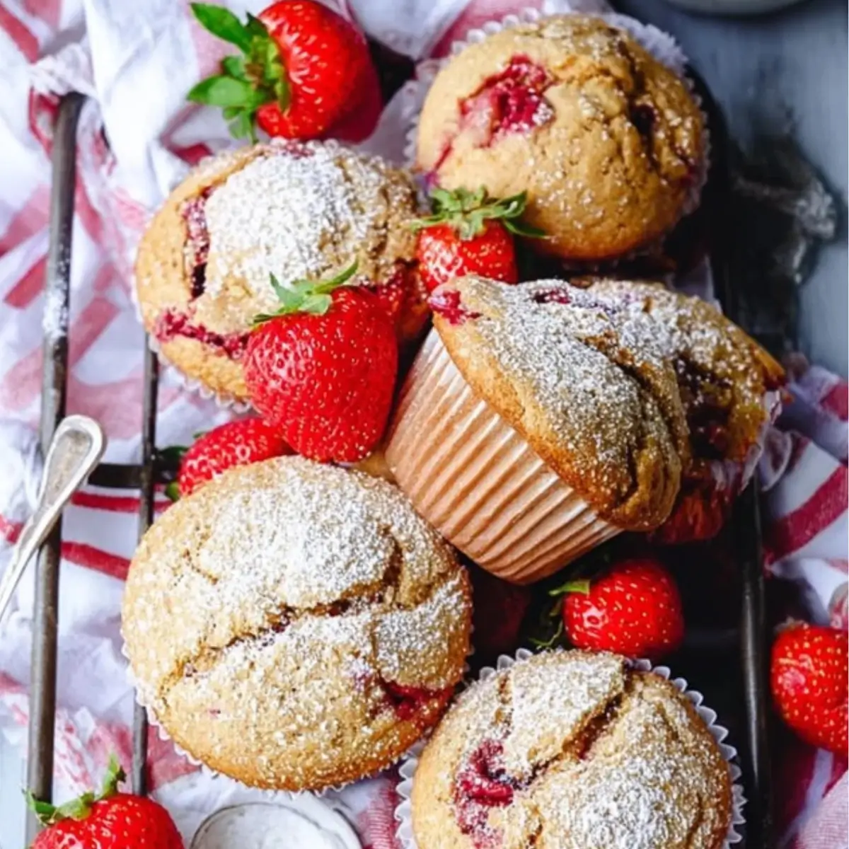Erdbeer Muffins