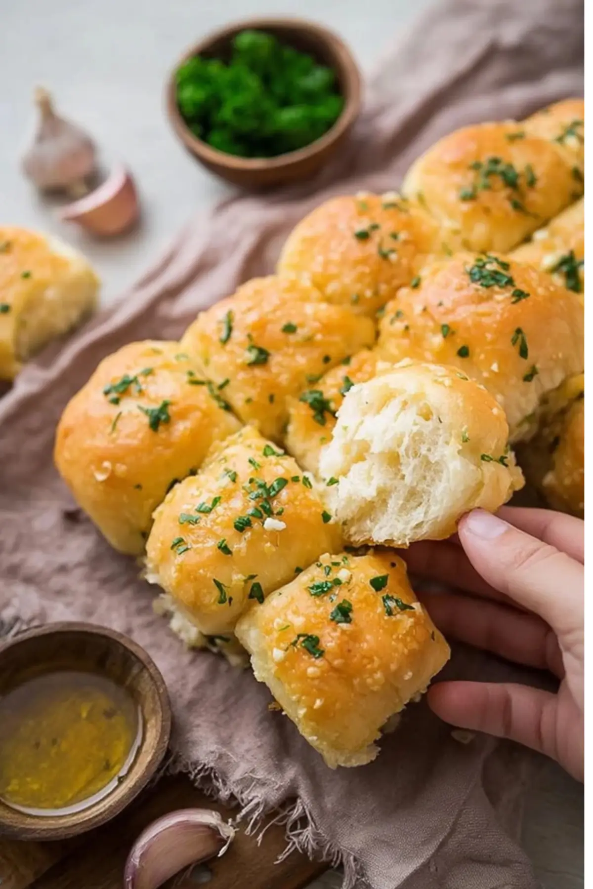 Knoblauch Brötchen