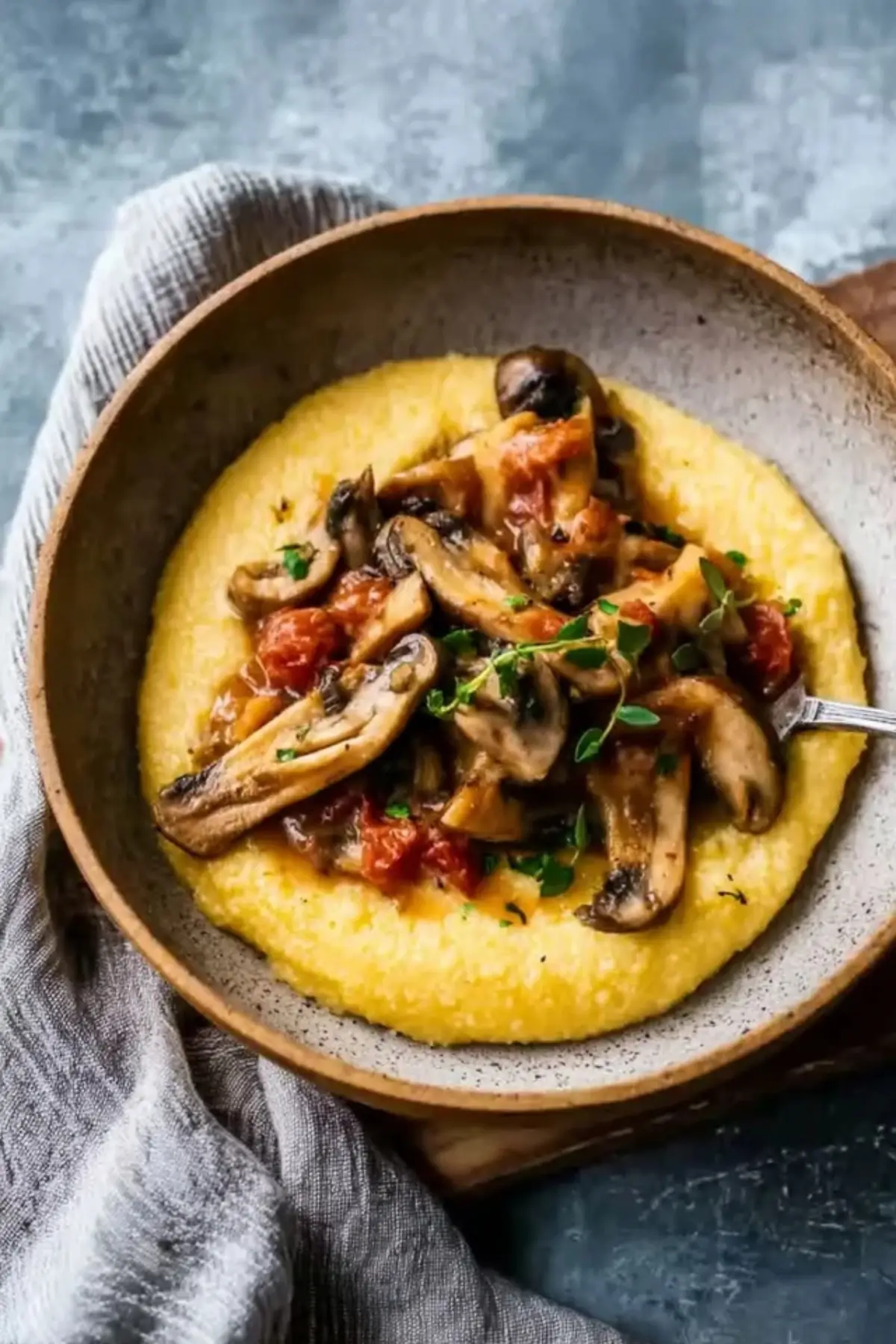 Polenta mit Pilzen