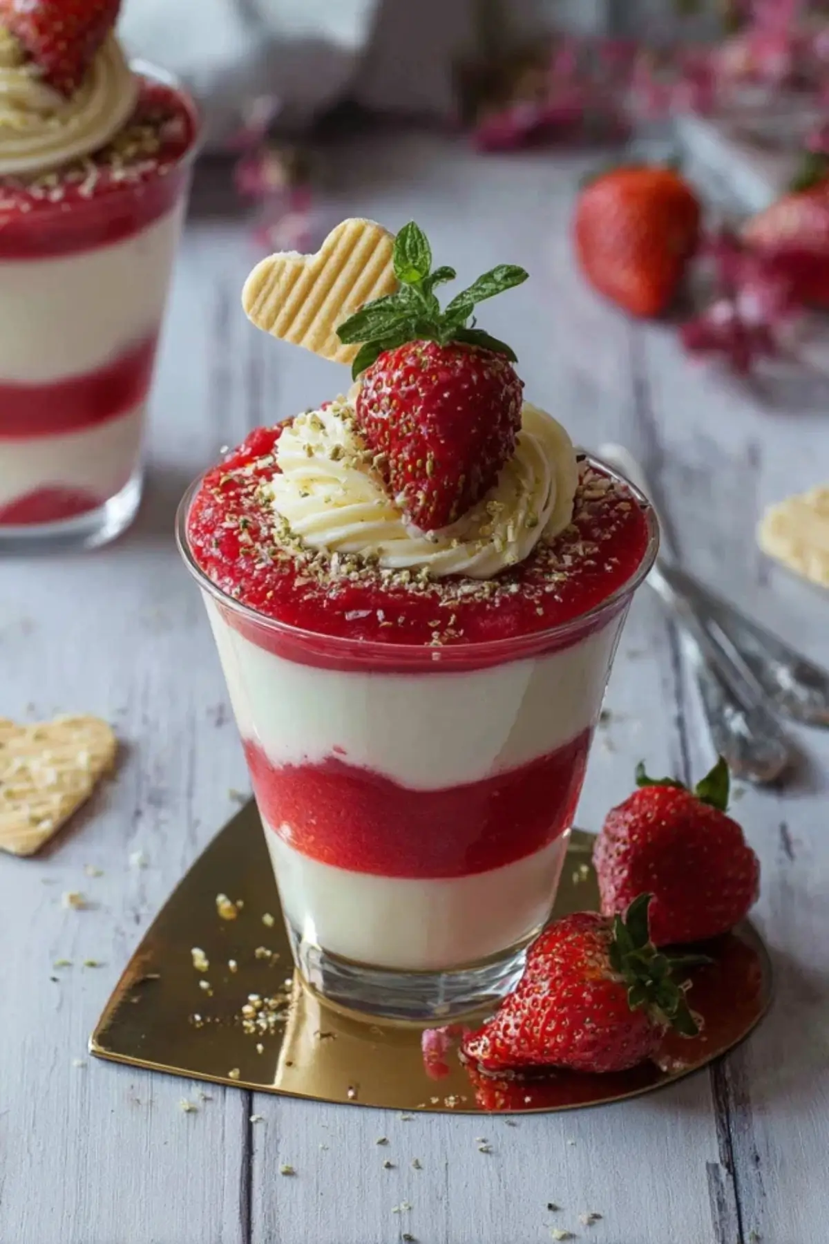 Spaghetti Eis Dessert