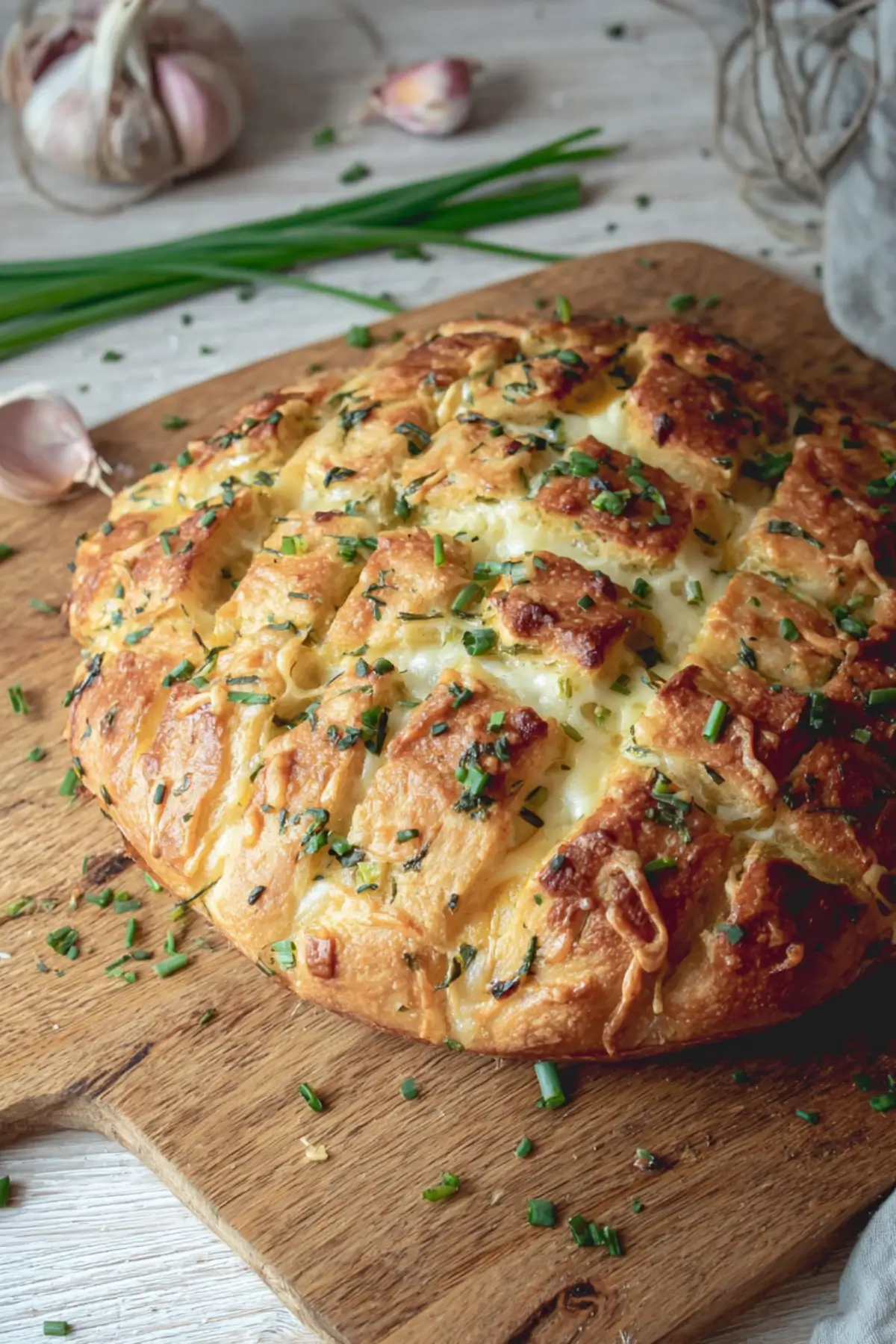 Knoblauch Mozzarella Brot