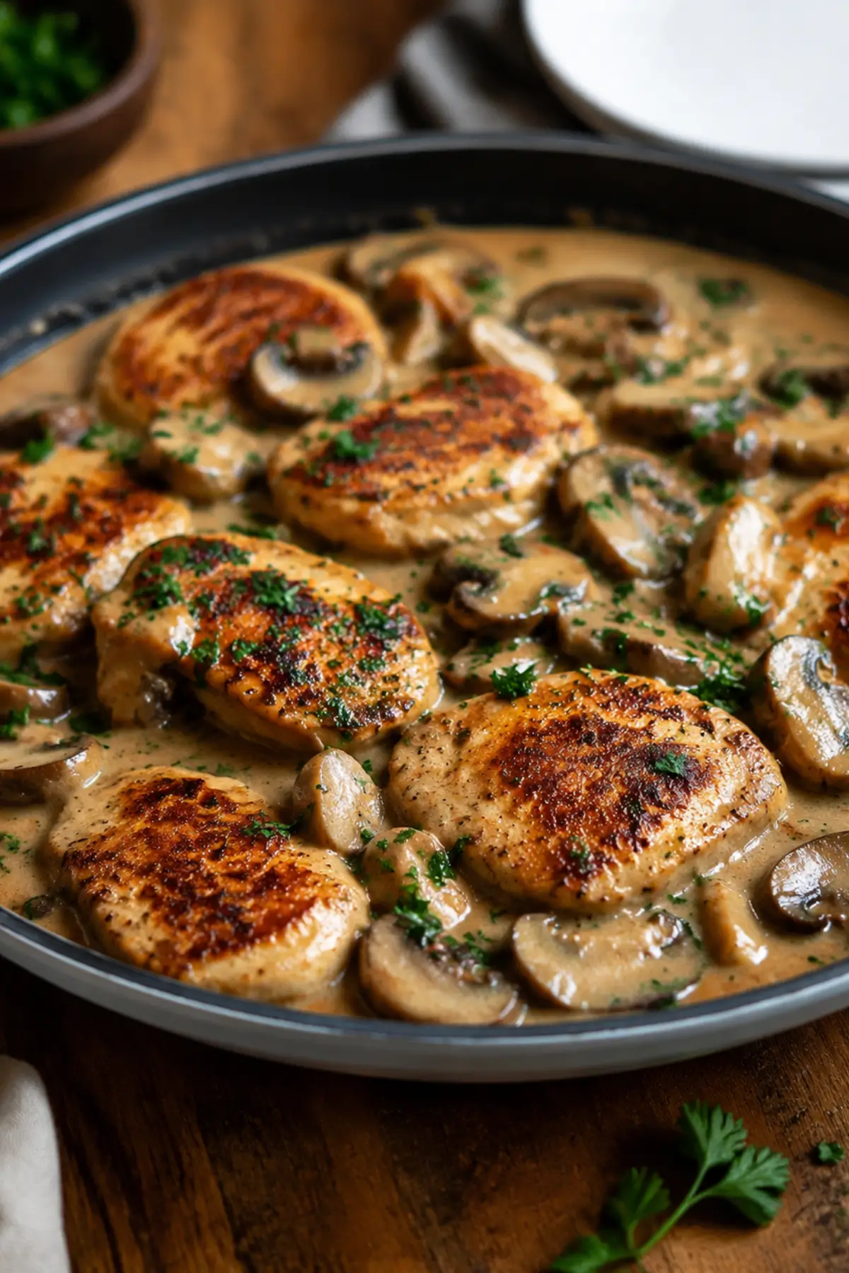 Hähnchen-Pilzpfanne