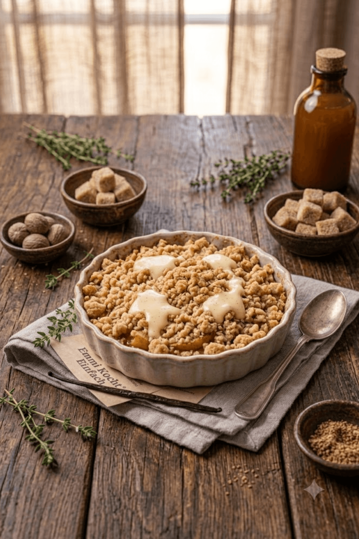 Apfel Crumble