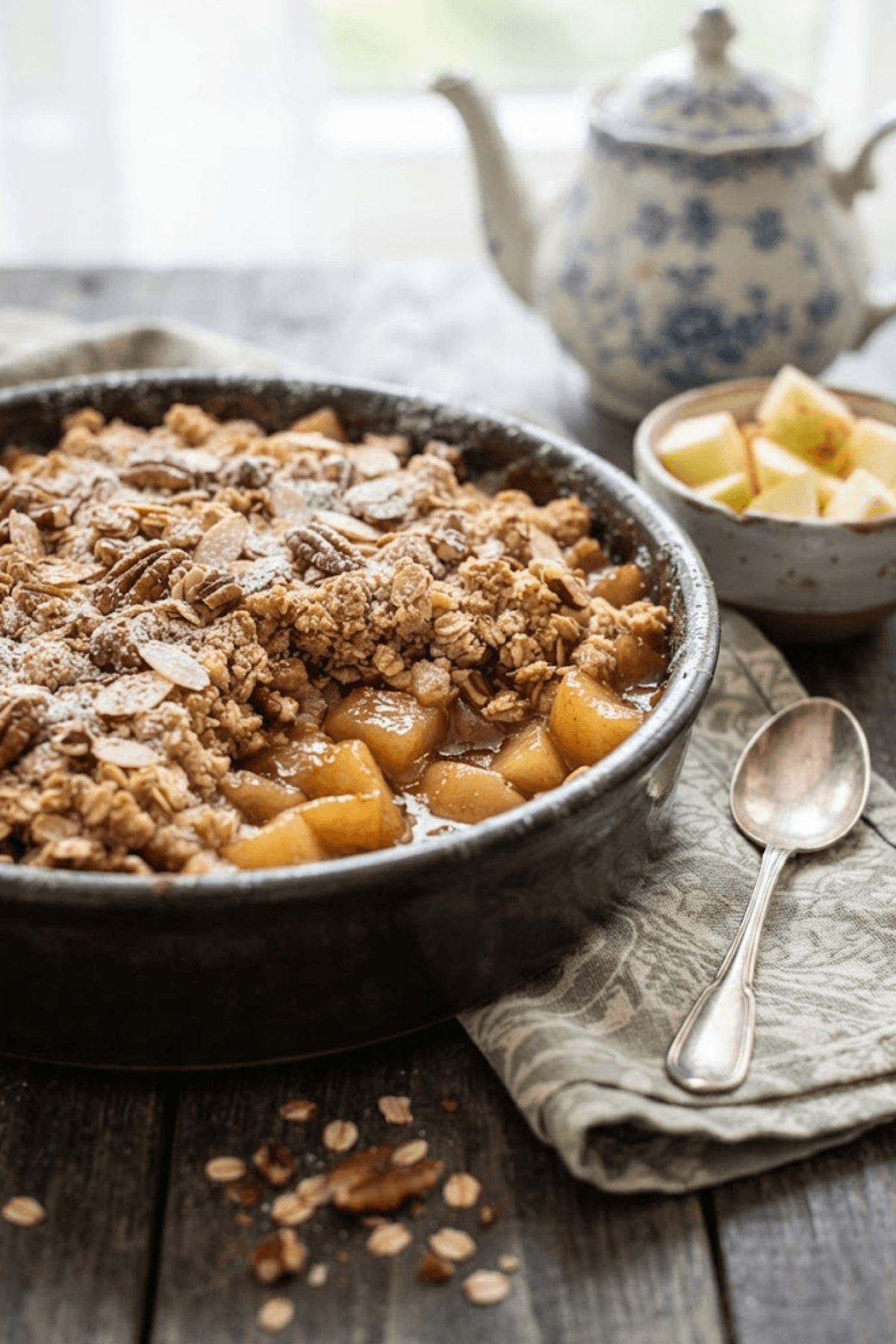 Apfel Crumble Schnell Einfach