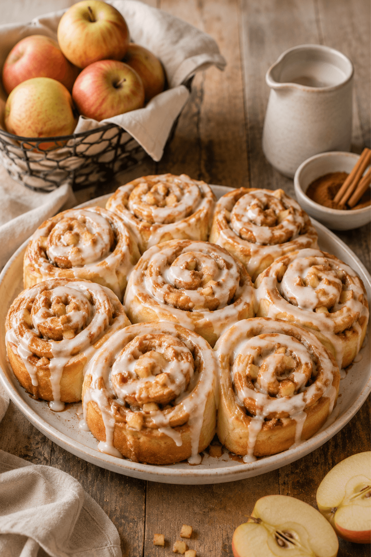 Apfel Zimtschnecken