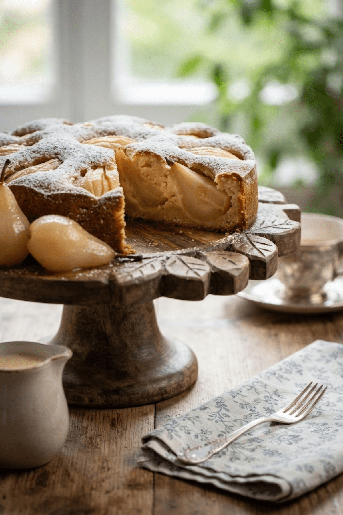 Birnenkuchen backen