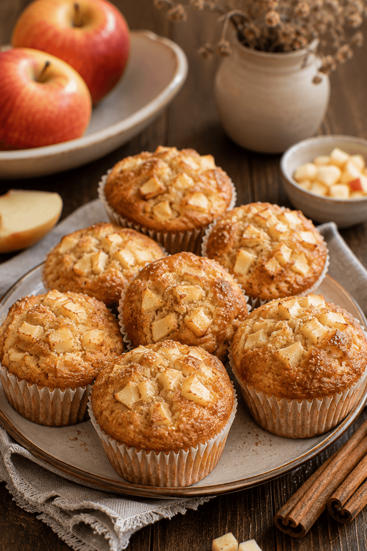 Apfel-Muffins