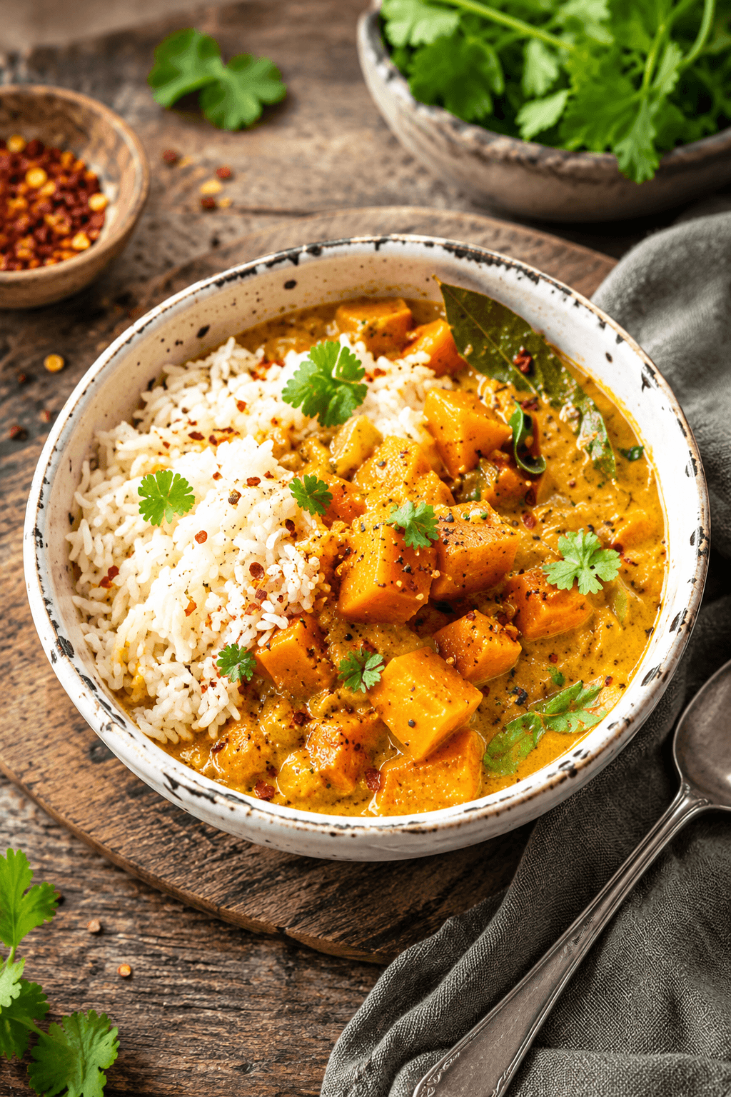 Einfaches Kürbis-Curry
