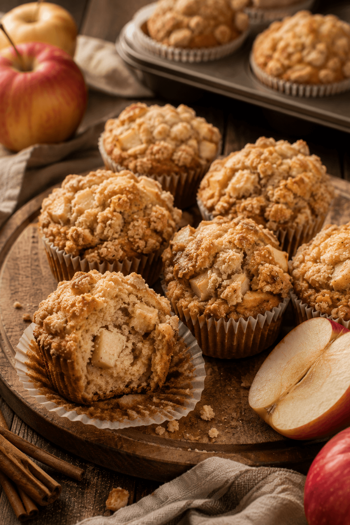 Saftige Apfelmuffins Fur 10 Personen