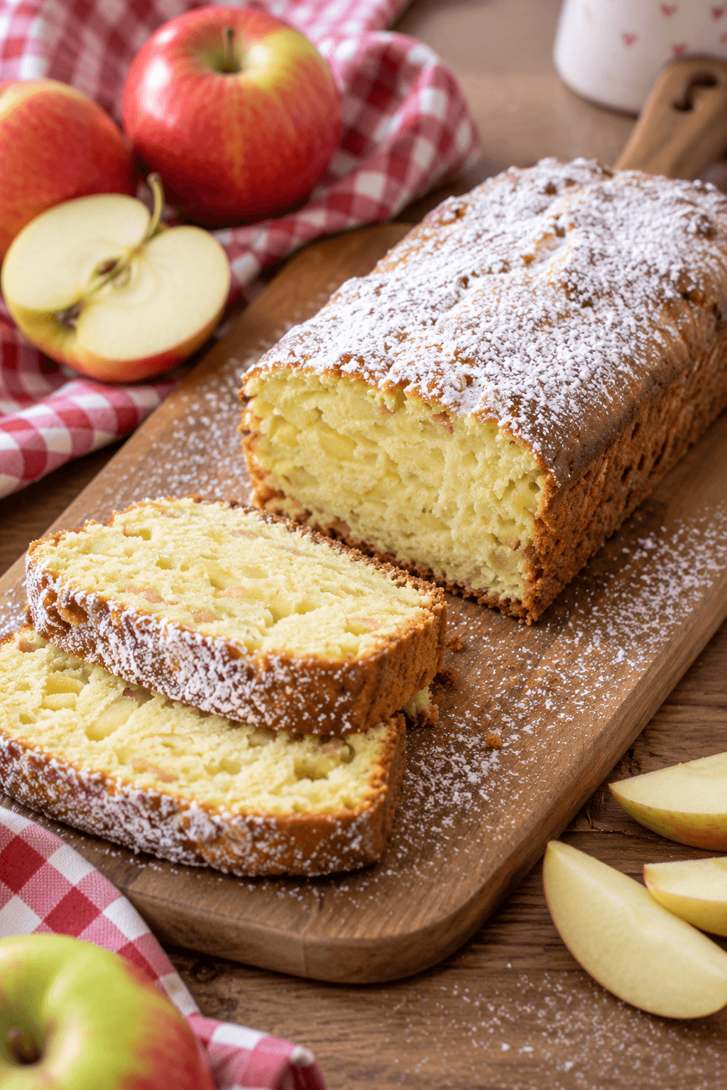 Apfel-Rührkuchen mit Quark