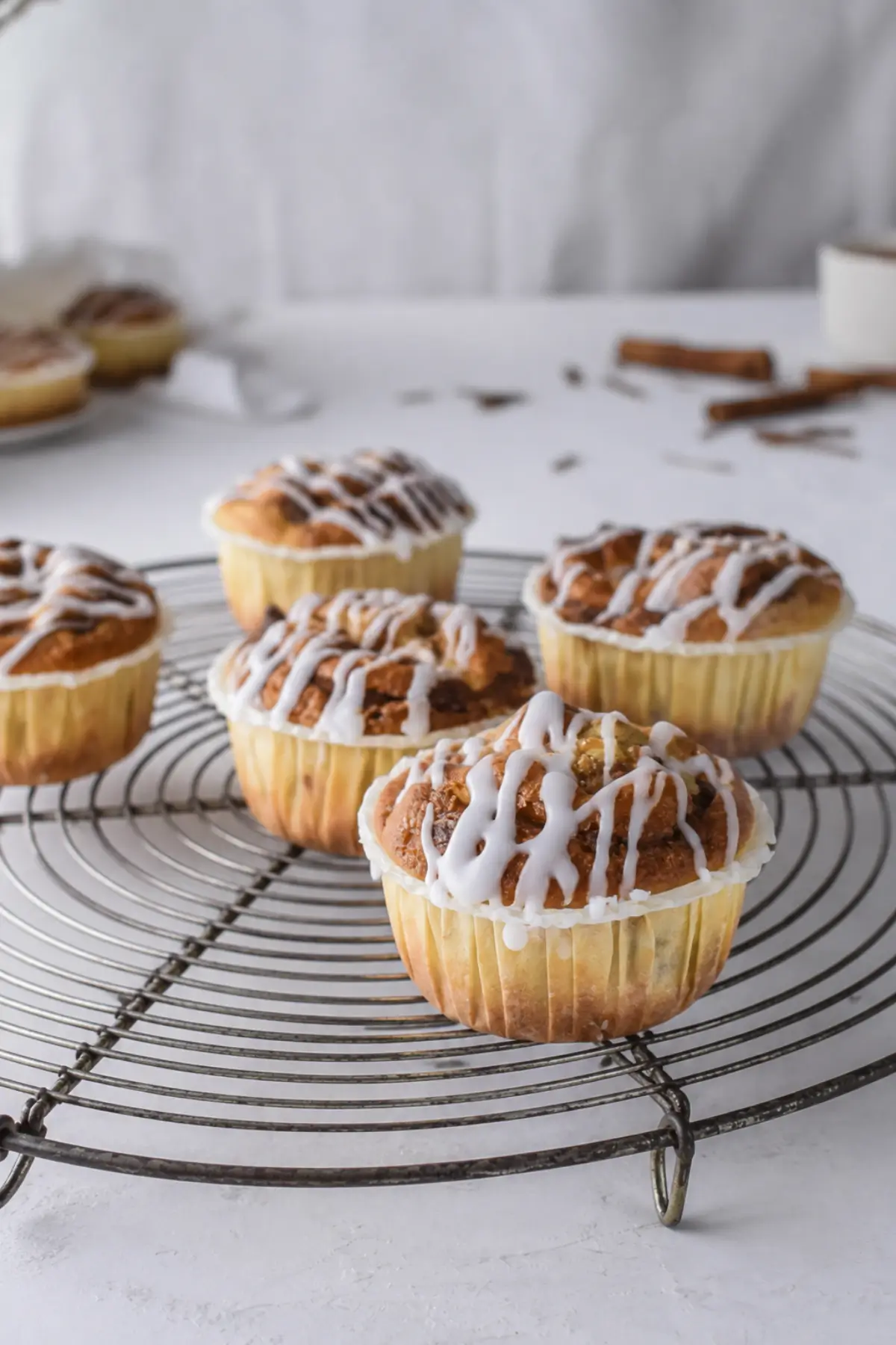 Zimtschnecken Apfel Muffins