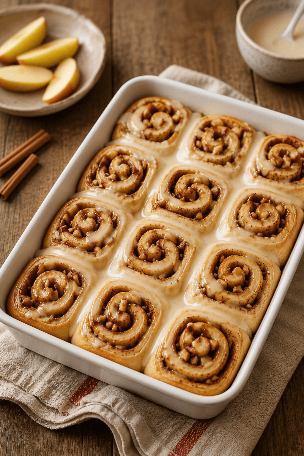 Apfel Zimtschnecken