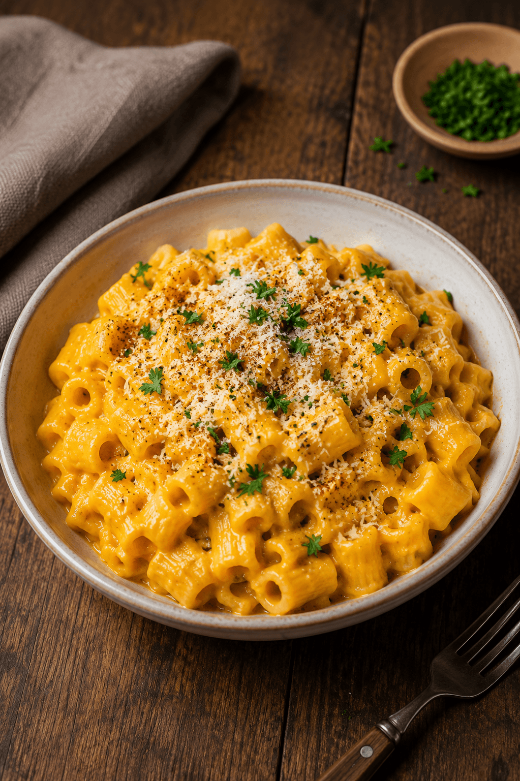 Butternut Kürbis Nudelsauce