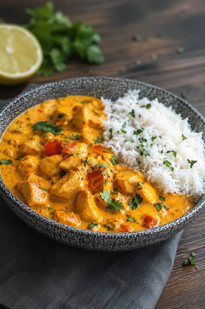 Kürbis Curry mit Kokosmilch