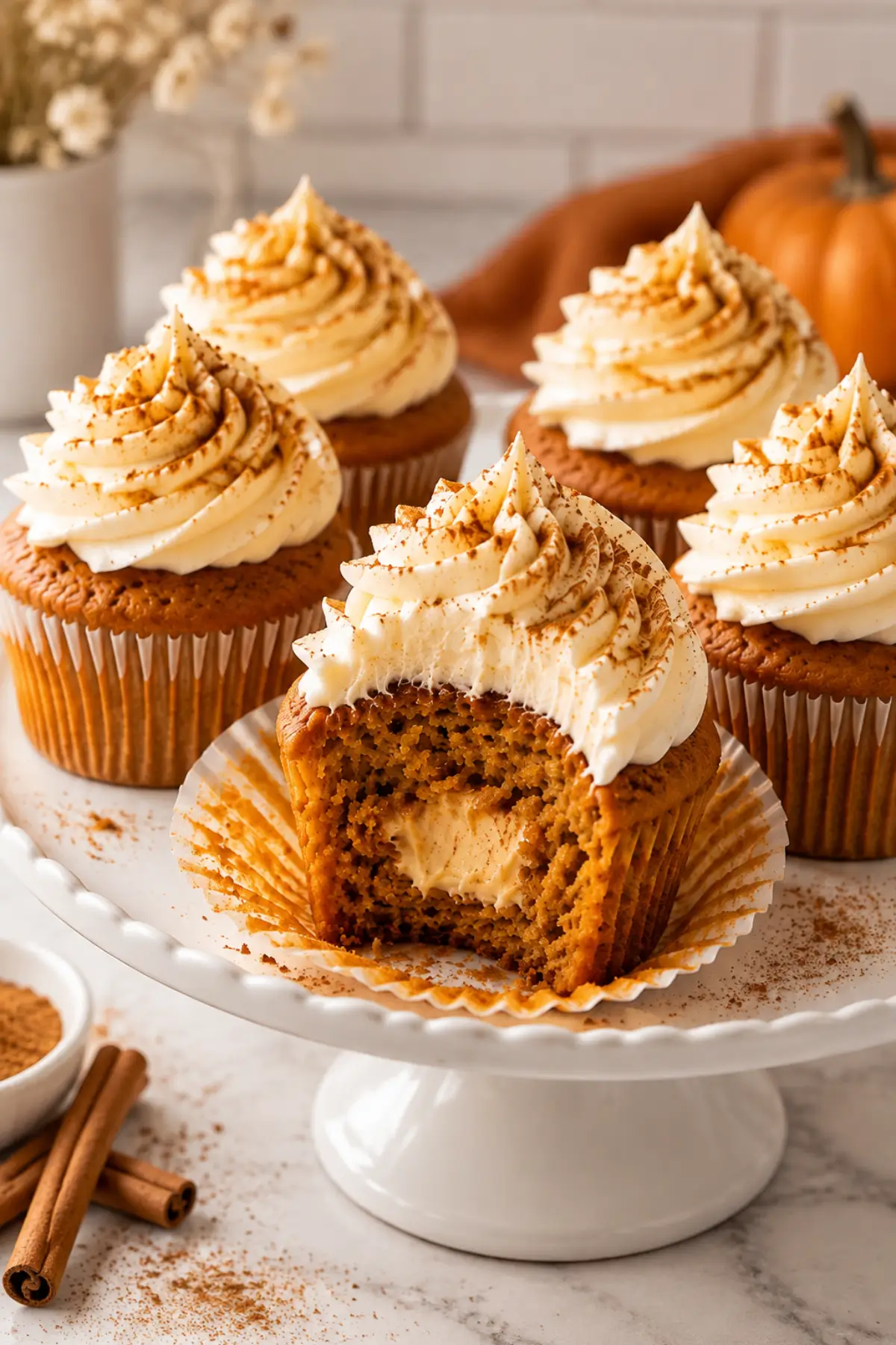 Pumpkin Pie Cupcakes