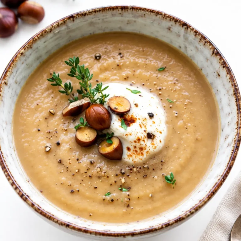 Maronensuppe: cremig, einfach und wärmend